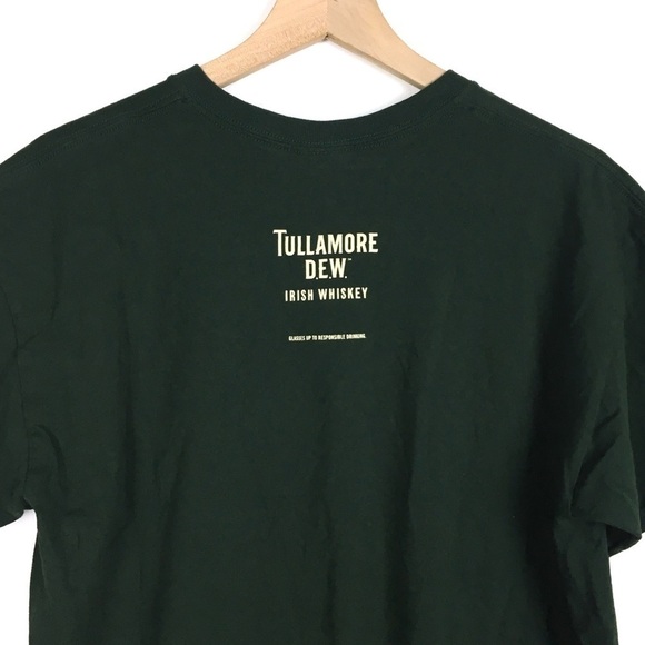 TULLAMORE DEW Irish T Shirt Whiskey Graphic Tee Logo Spellout Short Sleeve Large - Picture 5 of 8